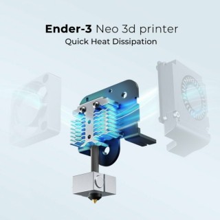 Creality Ender 3 Neo 3D Printer Autoleveling Carborundum Full Metal